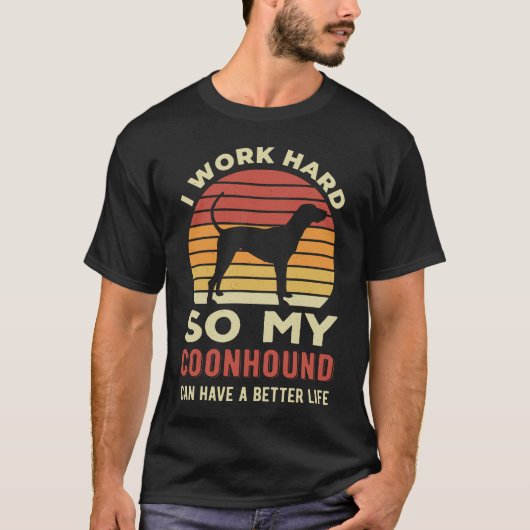 Funny Coonhound T-shirt (Voorkant)