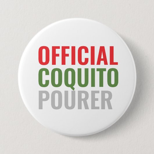 Funny Coquito Ronde Button 7,6 Cm (Voorkant)