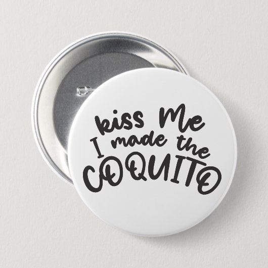 Funny Coquito Ronde Button 7,6 Cm (Voorkant /achterkant)