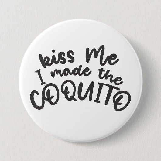 Funny Coquito Ronde Button 7,6 Cm (Voorkant)