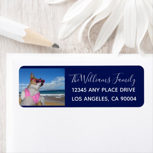 Funny Corgi Beach Bikini Etiket (Insitu)