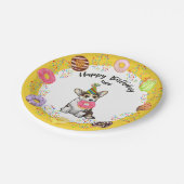 Funny Corgi Birthday Party Paper Bord (Gekanteld)