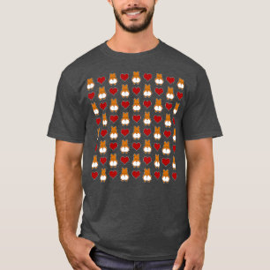 Funny Corgi Butt Pattern T-shirt