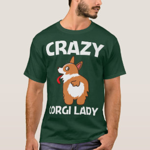 Funny Corgi Design for Women Mam Pet Dog Animal Do T-shirt