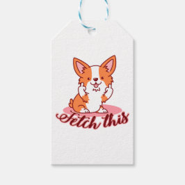 Funny Corgi Dog Middle Finger Fetch Cadeaulabel