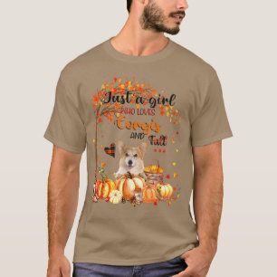 Funny Corgi Dog Pilgrim Pet Herfst Happy Thanksgiv T-shirt