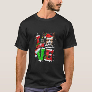 Funny Corgi Dog Tree kerstlampjes Pajama T-shirt