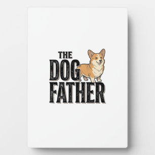 Funny Corgi Dogfather Vintage Gravure T-Shirt De Fotoplaat
