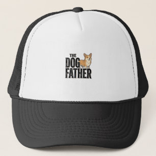 Funny Corgi Dogfather Vintage Gravure T-Shirt De Trucker Pet