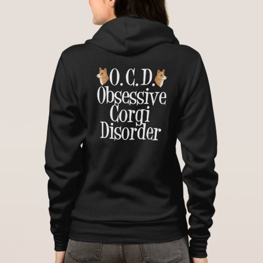 Funny Corgi Hoodie (Achterkant)