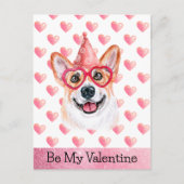 Funny Corgi is mijn Valentijn Dog Valentijnse Feestdagenkaart (Voorkant)