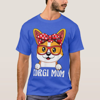 Funny Corgi Mam voor Hondenliefhebber Moederdag T- T-shirt