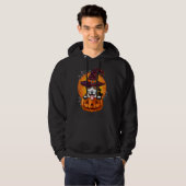 Funny Corgi Pumpkin Halloween Hoodie (Voorkant volledig)