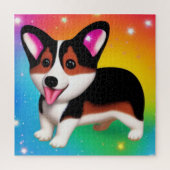 Funny Corgi Puppy Dog Legpuzzel (Verticaal)