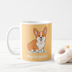 Funny Corgi Puppy - Hey Cornap Koffiemok