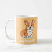 Funny Corgi Puppy - Hey Cornap Koffiemok (Links)