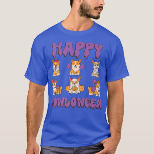 Funny Corgis Halloween Costume Dog Happy Howloween T-shirt