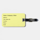 Funny Corn Bagagelabel (Achterkant horizontaal)