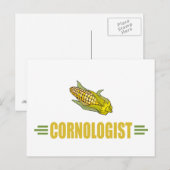 Funny Corn Briefkaart (Voorkant / Achterkant)