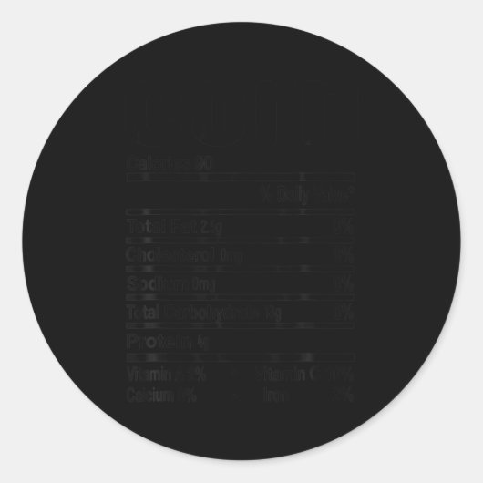 Funny Corn Nutrition Thanksgiving Costume  Ronde Sticker (Voorkant)