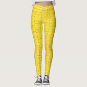 Funny Corn Pattern Leggings |Origineel met de hand (Voorkant)