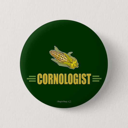 Funny Corn Ronde Button 5,7 Cm (Voorkant)