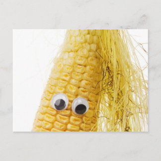 Funny Corn with Eye Briefkaart