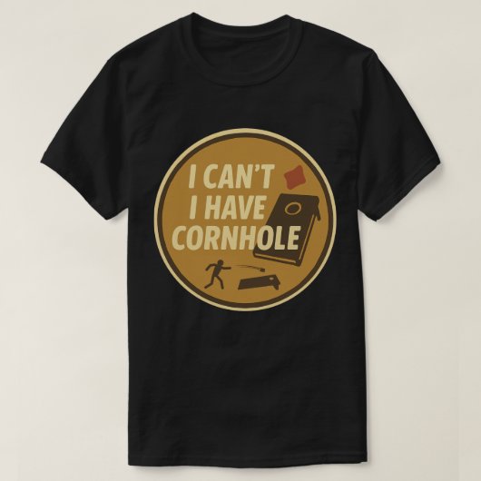 Funny Cornhole Game Enthusiast Graphic T-shirt (Design voorkant)