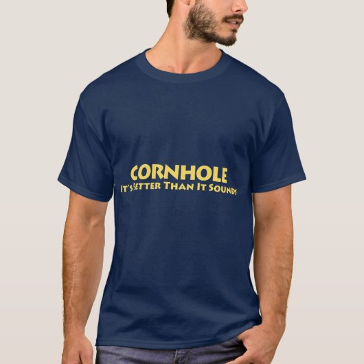 Funny Cornhole T-shirt (Voorkant)