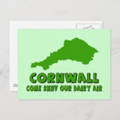 Funny Cornwall Briefkaart (Voorkant / Achterkant)