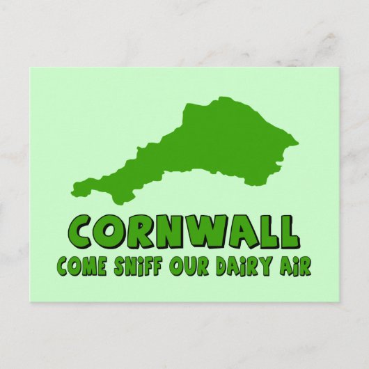 Funny Cornwall Briefkaart (Voorkant)
