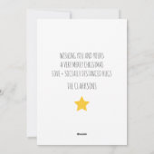 Funny Coronavirus 2020 Merry kerstboom Feestdagenkaart (Achterkant)