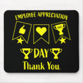 Funny Corporate HR geeft koffie Mok Muismat (Voorkant)