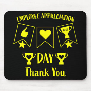 Funny Corporate HR geeft koffie Mok Muismat