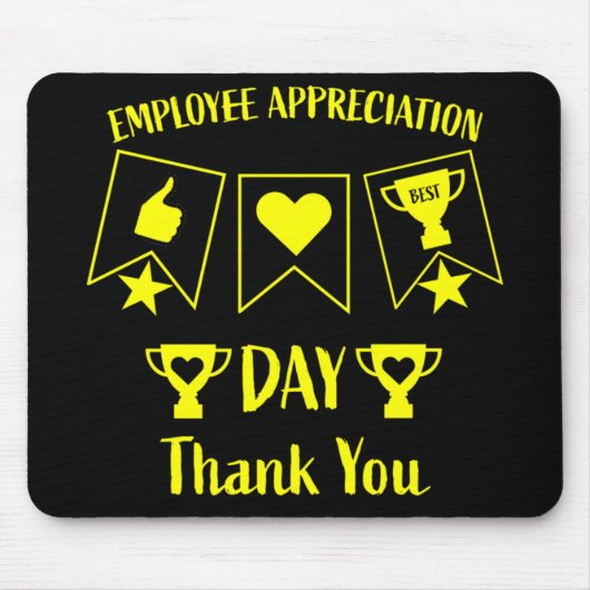 Funny Corporate HR geeft koffie Mok Muismat (Voorkant)