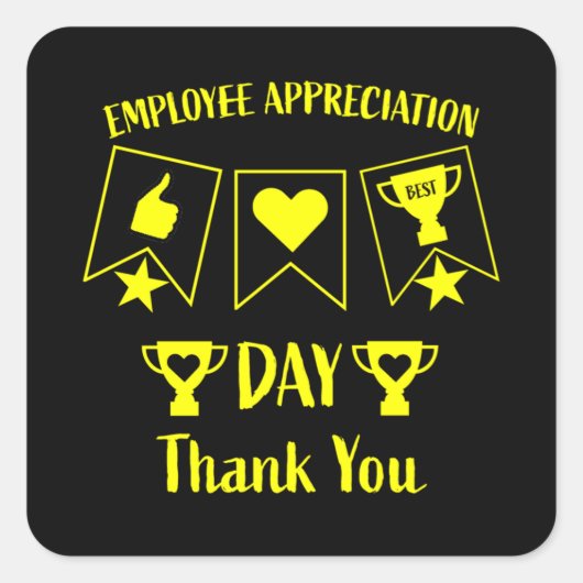 Funny Corporate HR Gifts Vierkante Sticker (Voorkant)