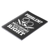 Funny Correction Officer Grievance humor Notitieboek (Linkerzijde)