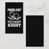 Funny Correction Officer Grievance humor Visitekaartje (Voorkant / Achterkant)