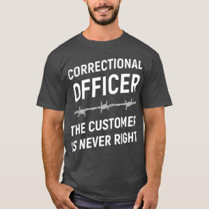 Funny Correction Officer mama Mannen Pap Wife T-shirt