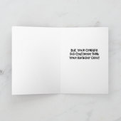 Funny "Cost of Getting Ouder"-dag Kaart (Binnen)