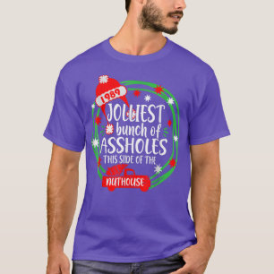 Funny Costume Kerstmis Truck Jolllllllllliest Bunc T-shirt