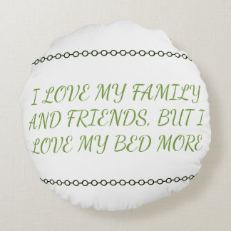 Funny Cotton Pillow Rond Kussen