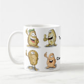 Funny Couch Potates Koffiemok (Links)