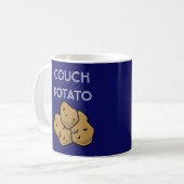 Funny "Couch Potato" Binge die de Mok van koffie b (Voorkant links)