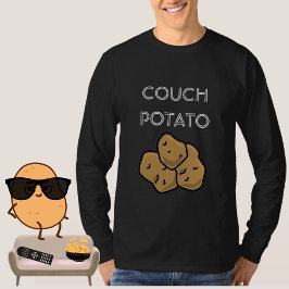 Funny "Couch Potato" Binge die T-Shirt kijkt