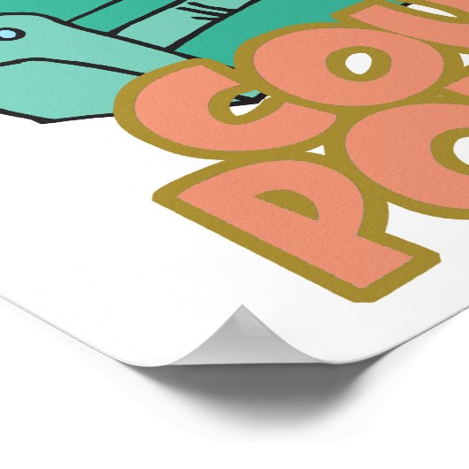 Funny Couch Potato Poster (Hoek)