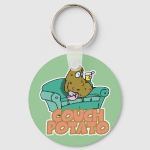 Funny Couch Potato Sleutelhanger