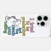 Funny "Couch Was Calling" iPhone 15 Pro Max Case (Achterkant (horizontaal))