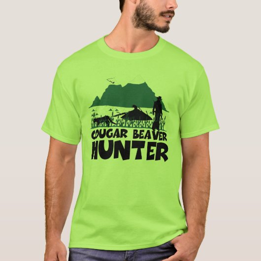 Funny cougar t-shirt (Voorkant)