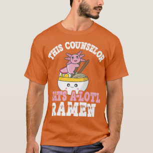 Funny Counselor Ramen Pun Deze raadsman eet een lo T-shirt